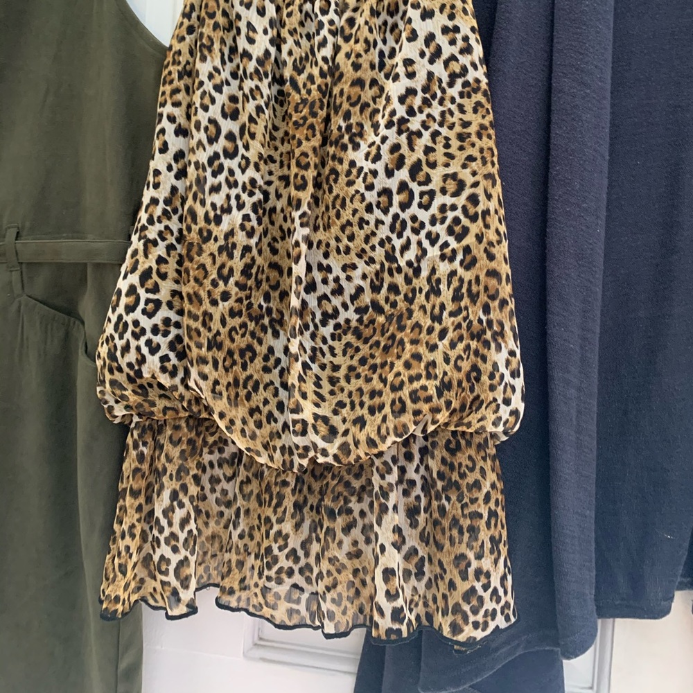 Euc 3 Piece Bundle Dress Jacket Blouse Size Medium - image 3